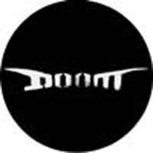 Doom - Schriftzug Button