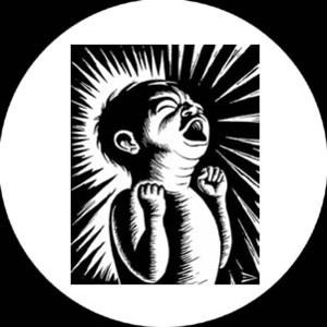 Eric Drooker - Screaming infant Button