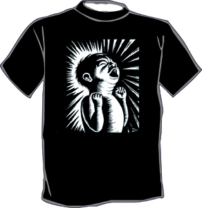 Eric Drooker - Screaming infant T-Shirt