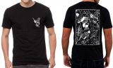 Twisted Chords - Polomski weiß auf schwarz [beidseitig] T-Shirt
